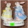 Image 6 : Precious Moments Avon Rabbit and Mouse Porcelain Figurines Set of 4