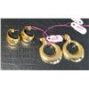 Image 2 : Gold Tone Jewelry Including Bangle, Earrings, Brooches, and Stick Pin