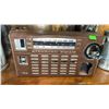 Image 3 : Standard FM/AM TR-9 Portable Radio, Ball Mason Jar, and Assorted Bottles