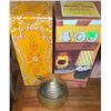 Image 4 : Decorative Glassware, Novelty Lamp, and Ceramic Boot Stopper Collection