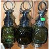 Image 3 : Decorative Glass Bottles and Figurals Including Lanterns, Boat, and Snowmobile