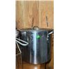 Image 4 : Stainless Steel Stock Pots, Colander with Stand and Wooden Pestle