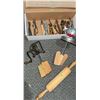 Image 1 : Kitchen Tools with Manual Mixers and Rolling Pin