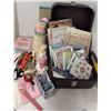 Image 1 : Memory Craft 9000 Sewing Accessories, Cross Stitch Books, Patterns, and Tool Lot