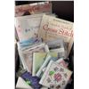 Image 3 : Memory Craft 9000 Sewing Accessories, Cross Stitch Books, Patterns, and Tool Lot