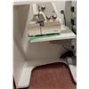Image 10 : Janome Sewing Machine, Janome Serger, L-Shaped Sewing Cabinet, Accessories Included