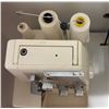 Image 12 : Janome Sewing Machine, Janome Serger, L-Shaped Sewing Cabinet, Accessories Included