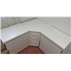 Image 2 : Janome Sewing Machine, Janome Serger, L-Shaped Sewing Cabinet, Accessories Included