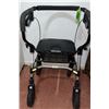 Image 3 : Ambulator Evolution Rollator Walker with Seat, Mesh Basket, and Braking Handles