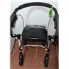 Image 4 : Ambulator Evolution Rollator Walker with Seat, Mesh Basket, and Braking Handles