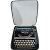 Image 1 : Portable Manual Typewriter with Carry Case