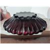 Image 4 : Ruby Red Glassware with Wine Glasses, Divided Tray, Decanter, and Bowl