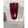 Image 7 : Ruby Red Glassware with Wine Glasses, Divided Tray, Decanter, and Bowl