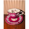 Image 14 : English Bone China Teacup and Saucer Sets, 6 Pieces