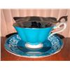 Image 3 : English Bone China Teacup and Saucer Sets, 6 Pieces
