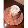 Image 8 : English Bone China Teacup and Saucer Sets, 6 Pieces