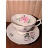 Image 8 : English Bone China Teacup and Saucer Sets, 5 Pieces