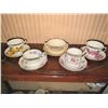 Image 2 : 5 Assorted English Bone China Teacup and Saucer Sets