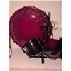 Image 4 : Red Glass Tableware and Clear Glass Bowls and Vases