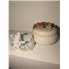 Image 6 : Trinket Box Collection with Ceramic, Porcelain, and Glass Pieces
