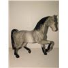 Image 3 : Decor Lot with Breyer Horse, Amber Glass Decanter, Framed Print, Copper Bowls