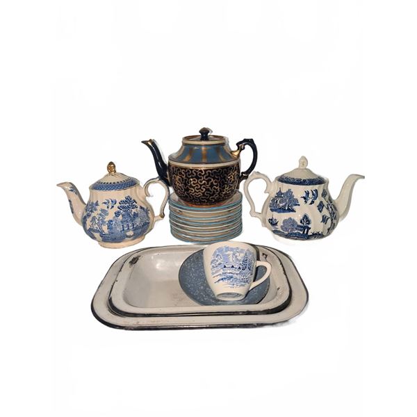 English Pottery Lot Including Sadler, Royal Wessex, Enoch Wedgwood