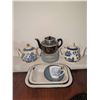 Image 2 : English Pottery Lot Including Sadler, Royal Wessex, Enoch Wedgwood