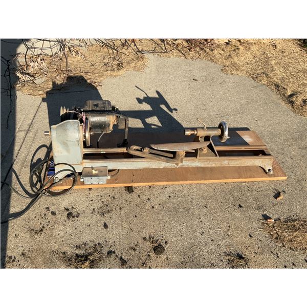 Wood Lathe with Delco Motor by The McKinnon Industries Limited