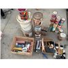 Image 1 : Paint, Stain, Brushes, and Rollers Assorted Brands