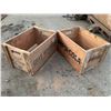 Image 2 : Pepsi-Cola and Gray Beverage Wooden Crates Set of 2