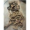 Image 1 : Metal Pulley Block and Tackle with Rope