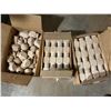 Image 1 : Birchwood Unfinished Spindles and Turnings in Three Boxes