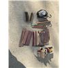Image 1 : Electric Sander With Assorted Sanding Blocks, Paper, Brushes, and Working Power Sander