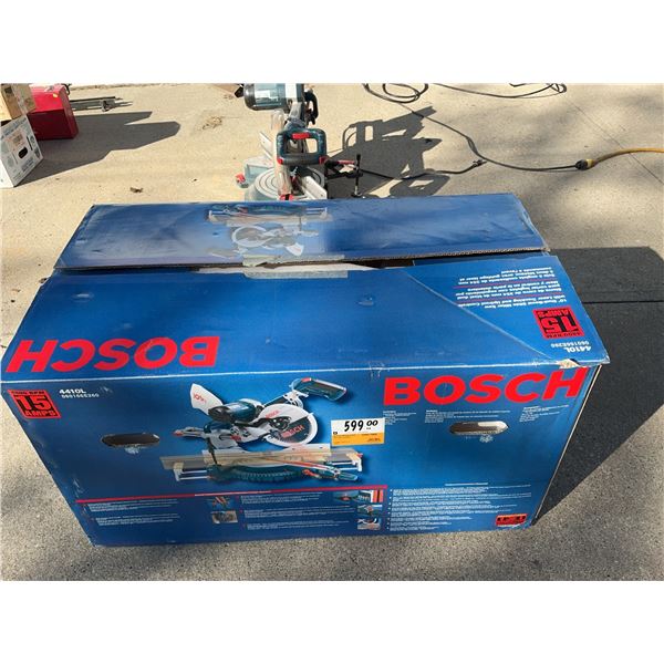 Bosch 4410L 15A 10" Dual-Bevel Slide Miter Saw with Laser Guide