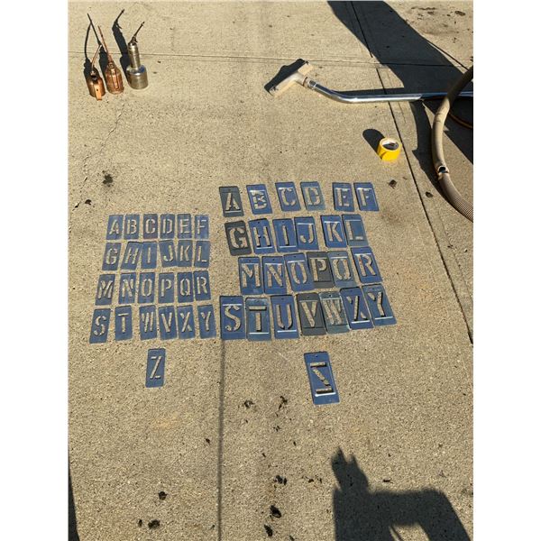 Metal Letter Stencil Sets in Two Sizes