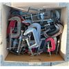 Image 4 : 45 Assorted C-Clamps Various Sizes and Finishes