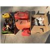 Image 9 : Gas Cans, Oils, Garden Tools, and Lawn Care Items