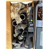Image 4 : 4 Boxes: Plumbing Pipe Fittings and Connectors, Mixed Materials