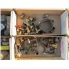Image 4 : 6 Boxes Assorted Metal Hardware, Casters, Plumbing Fittings, Hinges