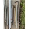 Image 2 : Metal Poles, Propeller, Crowbar, and Hand Tools