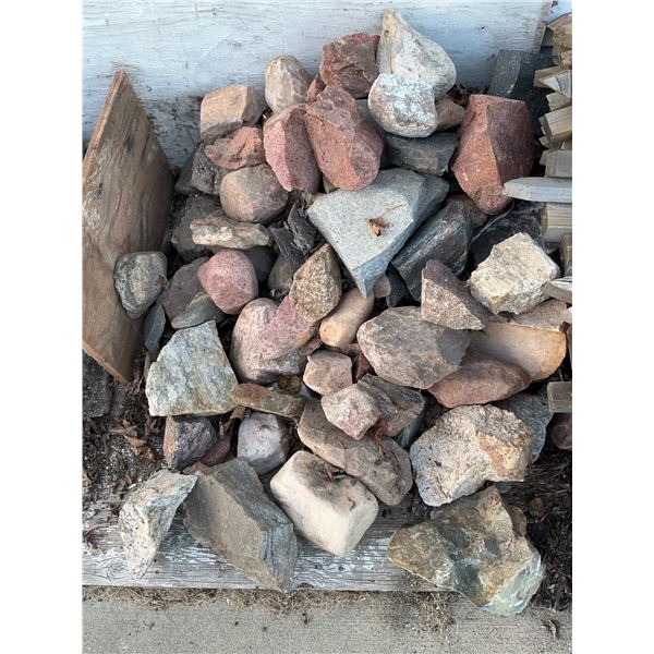 Landscape Rocks and Fieldstones, Approx. 1/3 Yard