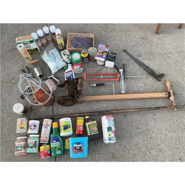 Garden Tools, Fertilizers, Pesticides, and Repair Supplies