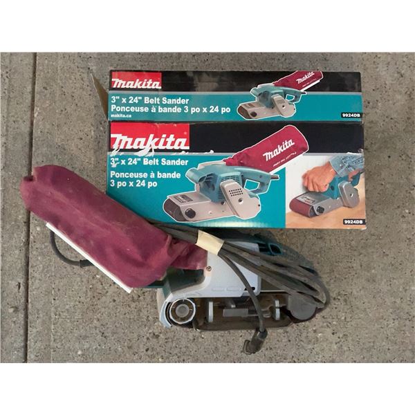 Makita 9924DB 3" x 24" Belt Sander with Box