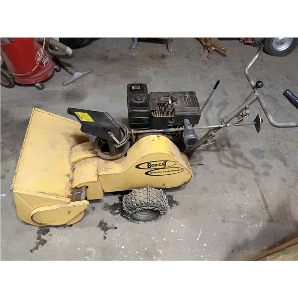 Bob-Cat Snow-Thrower with WMC Tractor 7 HP Engine