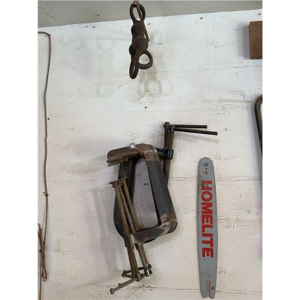 6 Assorted Metal Clamps