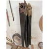Image 1 : 8 Hand Saws, 2 Aerators, Crowbar, and 8 Grinding Wheels