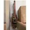 Image 1 : 4 Heavy-Duty Pipe Wrenches, Red Finish