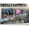Image 6 : Rotary Tool and Grinder Bit Set in Wooden Case