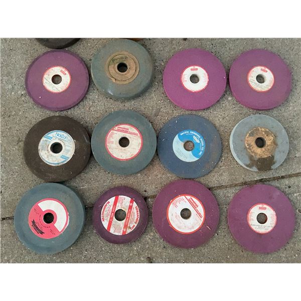 13 Assorted Grinding Wheels Assorted Brands and Grits