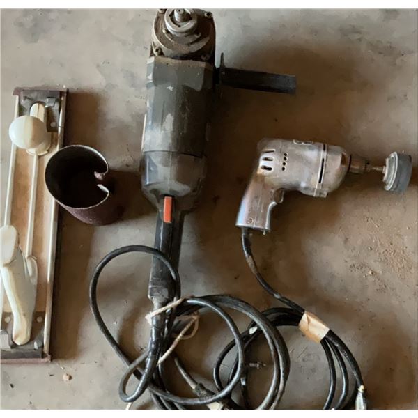 Black & Decker Professional Angle Grinder With Electric Drill and Sanding Tools